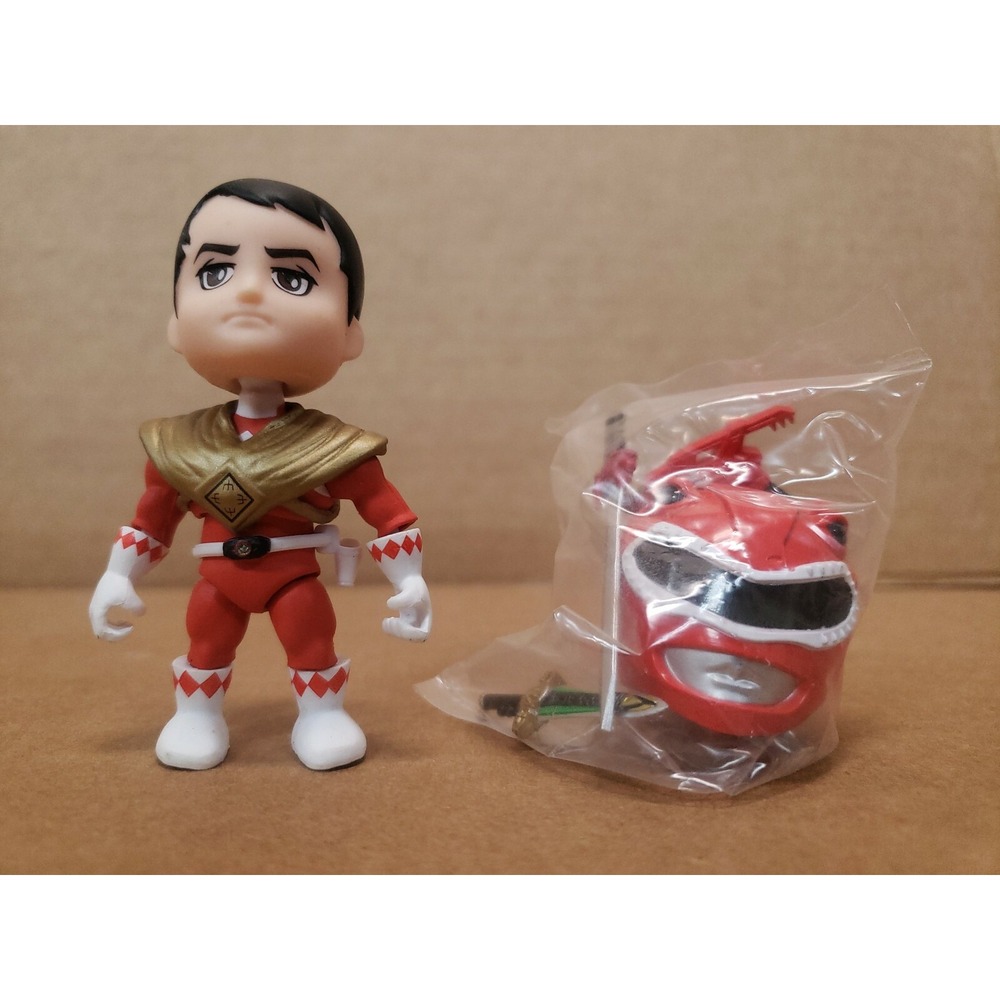 Loyal Subjects Power Rangers Red Ranger w/ Dragon Shield Chase 1/96 RARE Variant